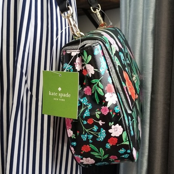 NEW! Kate Spade Jardin Byrdie Floral Crossbody - Picture 3 of 8